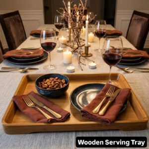 Wooden Serving Tray - Water Proof