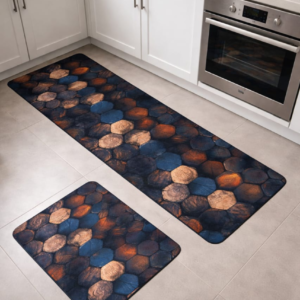 Anti Slip 2pcs Set (Runner With Mat)