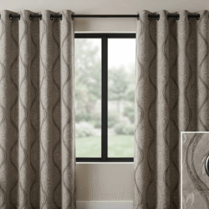 Ready Curtains - Self Jacquard Curtains ( pack of 2 pcs )  Size : Length 90"inch x Width 52" inch