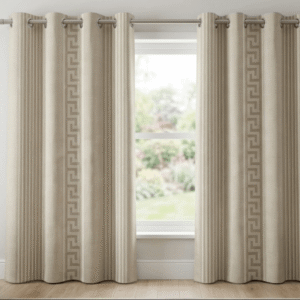 Ready Curtains - Self Jacquard Curtains ( pack of 2 pcs )  Size : Length 90"inch x Width 52" inch