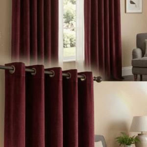 Ready Curtains  - Premium Velvet Curtains ( pack of 2 pcs ) 